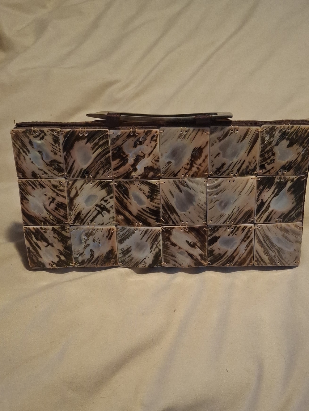 Genuine Shell Tiled Evening Bag